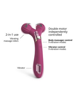 Love to Love - FIREBALL Body Massager &amp; Vibrator - plum pink