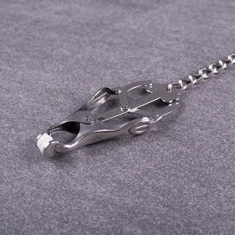 Metalen tepelklemmen met ketting