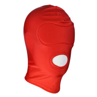 Kiotos - BDSM Hood Classic Met 1 Gat - Rood