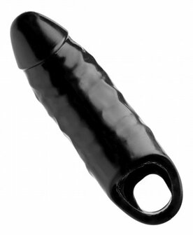 Master Series - Black Mamba XL - Penis Sleeve - Zwart