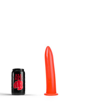 All Red - Dildo - 19 x 3,5 cm - Rood