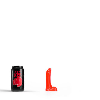 All Red Dildo 9 x 2 cm - rood