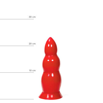 All Red - Dildo 23 x 8 cm - Rood