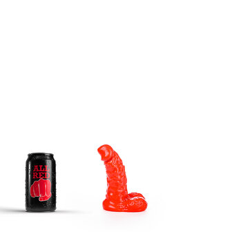 All Red - Dildo - 13 x 4,5 cm - Rood