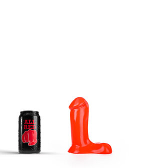 All Red Dildo 14 x 5 cm - rood