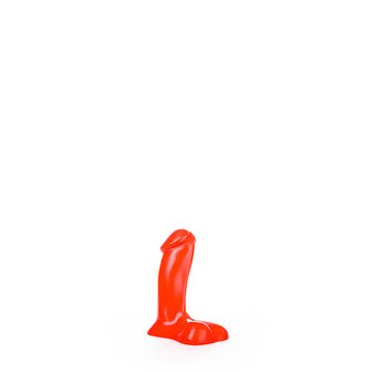 All Red Dildo 14 x 5 cm - rood