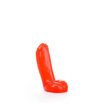 All Red - Dildo 18 x 5,5 cm - Rood