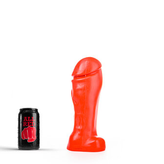 All Red - Dildo - 22 x 8 cm - Rood