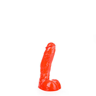 All Red Klassieke Dildo 25,5 x 4,1 cm - rood