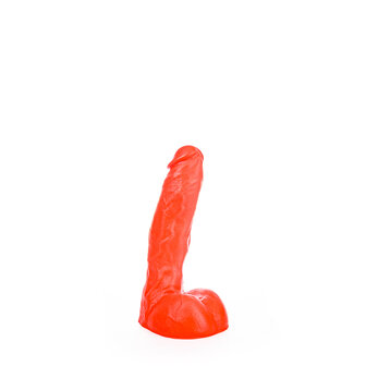 All Red Klassieke Dildo 22 x 5,4 cm - rood