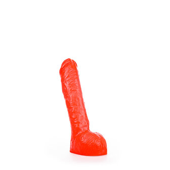 All Red - Dildo - 29 x 5.5 cm - Rood