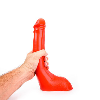 All Red - Dildo 32 x 5,5 cm - Rood