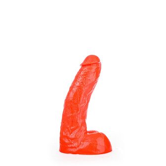 All Red - Klassieke Dildo - 25,5 x 4,1 cm - Rood