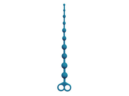 Virgite - Anaal kralen snoer 33.5 cm - blauw