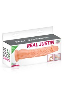 Real Body Realistische Dildo Justin 21,5 cm - lichte huidskleur