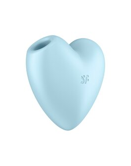 Satisfyer - Cutie Heart - Luchtdruk Vibrator- Lichtblauw