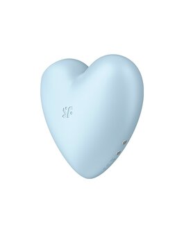 Satisfyer - Cutie Heart - Luchtdruk Vibrator- Lichtblauw