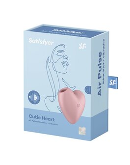 Satisfyer - Cutie Heart - Luchtdruk Vibrator - Roze