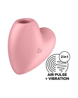 Satisfyer - Cutie Heart - Luchtdruk Vibrator - Roze