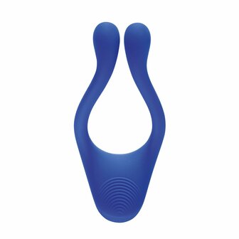BeauMents Doppio 2.0 massager voor koppels met afstandsbediening - blauw