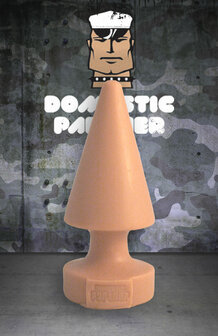 Domestic Partner - Mini Crack Attack - Buttplug - 15 x 6 cm - Lichte Huidskleur