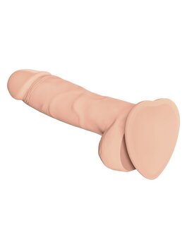 Strap-On-Me Soft Realistic Dildo met zuignap - lichte huidskleur - maat L