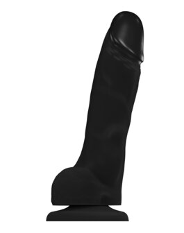 Strap-On-Me Soft Realistic Dildo met zuignap - zwart - maat XL