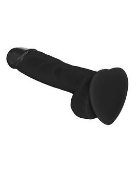 Strap-On-Me Soft Realistic Dildo met zuignap - zwart - maat L