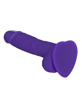 Strap-On-Me Soft Realistic Dildo met zuignap - paars - maat M