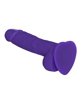 Strap-On-Me Soft Realistic Dildo met zuignap - paars - maat L