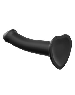 Strap-On-Me Semi-Realistische Dildo met zuignap - zwart - maat L