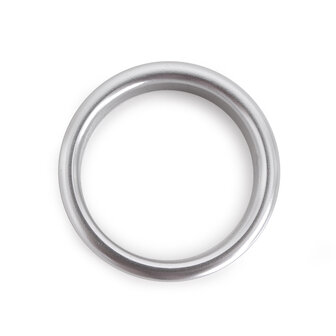 Aluminium Lichtgewicht Cockring - zilver - 40 mm