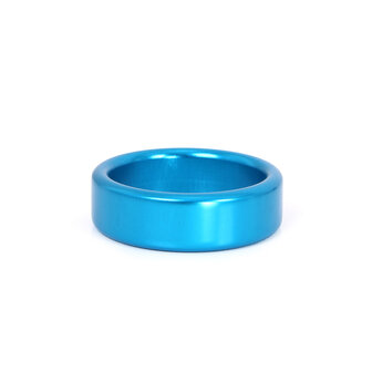 Aluminium Lichtgewicht Cockring - blauw - 40 mm