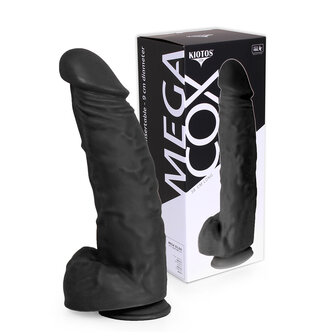 Kiotos Cox MEGA Dildo XXL 38 x 8.5 cm - zwart