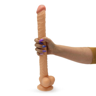 Kiotos Cox - Mega Dildo XXL 40 x 3.7 cm - Lichte Huidskleur