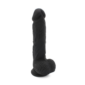 Kiotos COX Siliconen Dildo 21.5 x 3.7 cm - zwart