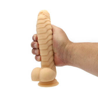 Kiotos COX Siliconen Dildo 22 x 5 cm - lichte huidskleur