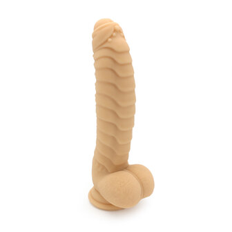 Kiotos Cox - Siliconen Dildo 22 x 5 cm - Lichte Huidskleur