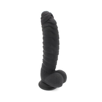 Kiotos COX Siliconen Dildo 22 x 5 cm - zwart