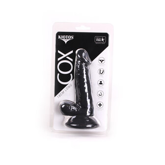 Kiotos Cox Dildo 18 x 4 cm - zwart