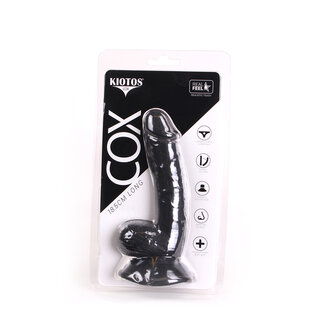 Kiotos Cox Dildo 18,5 x 3,5 cm - zwart