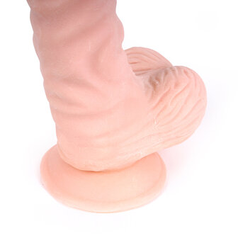 Kiotos Cox - Dildo Met Zuignap die echt aanvoelt 22 x 5 cm - Lichte Huidskleur