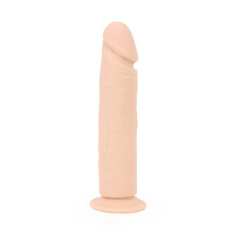 Kiotos Cox - Rechte Siliconen Dildo Met Zuignap 23 x 5 cm - Lichte Huidskleur