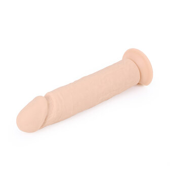 Kiotos Cox - Rechte Siliconen Dildo Met Zuignap 23 x 5 cm - Lichte Huidskleur