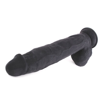 Kiotos Cox - Dildo 31 x 6 cm - Zwart