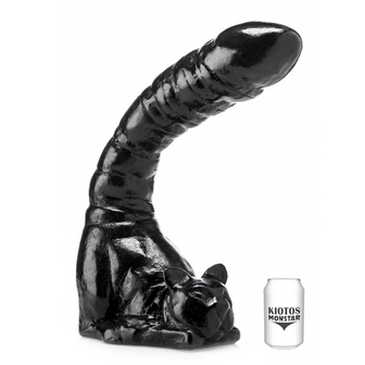 Kiotos Monstar - Tomkat - Dildo - 43 x 10 cm - Zwart