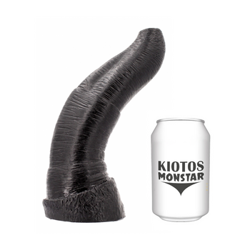 Kiotos Monstar - Alien Worm - Dildo - 25 x 6,5 cm - Zwart