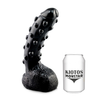 Kiotos Monstar - Kazan - Dildo - 24,5 x 5,5 cm - Zwart