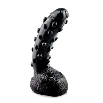 Kiotos Monstar - Kazan - Dildo - 24,5 x 5,5 cm - Zwart