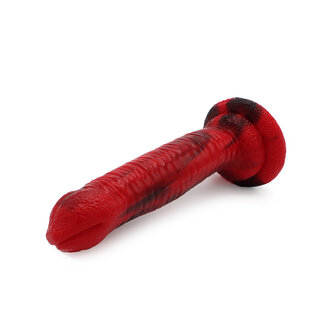 Kiotos Monstar - Dildo Beast Snake 13 - 23.5 x 5 cm - Rood